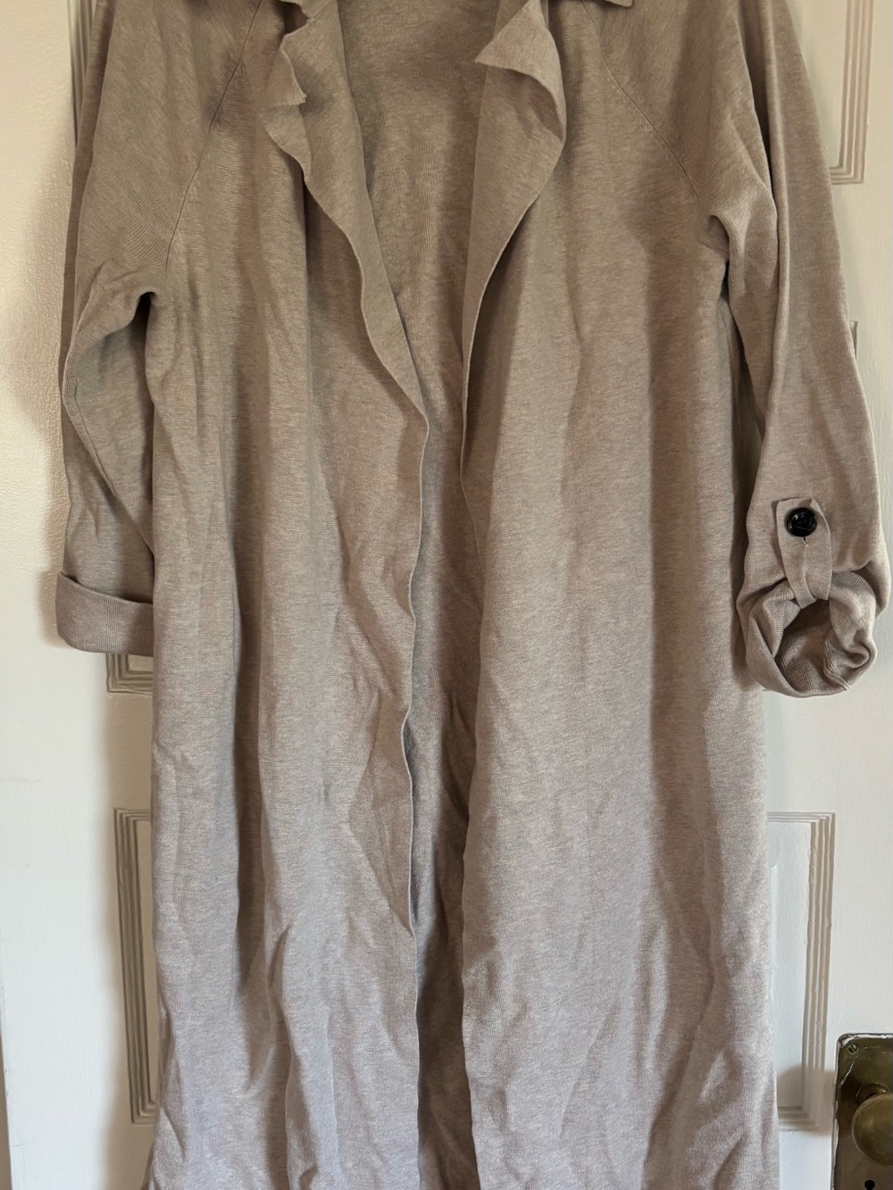 Ann Taylor Open-Front Duster Cardigan